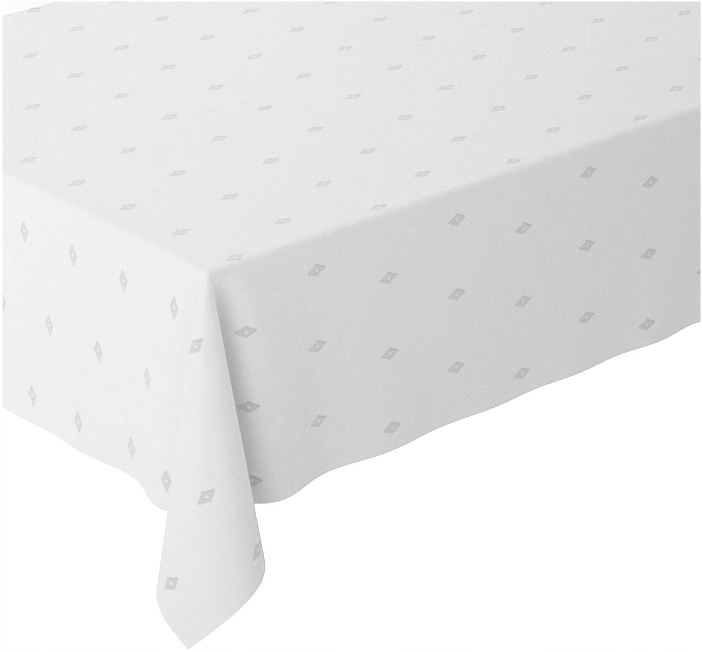 

Obrus Plamoodporny 140X220 Biały Żakard Gruby