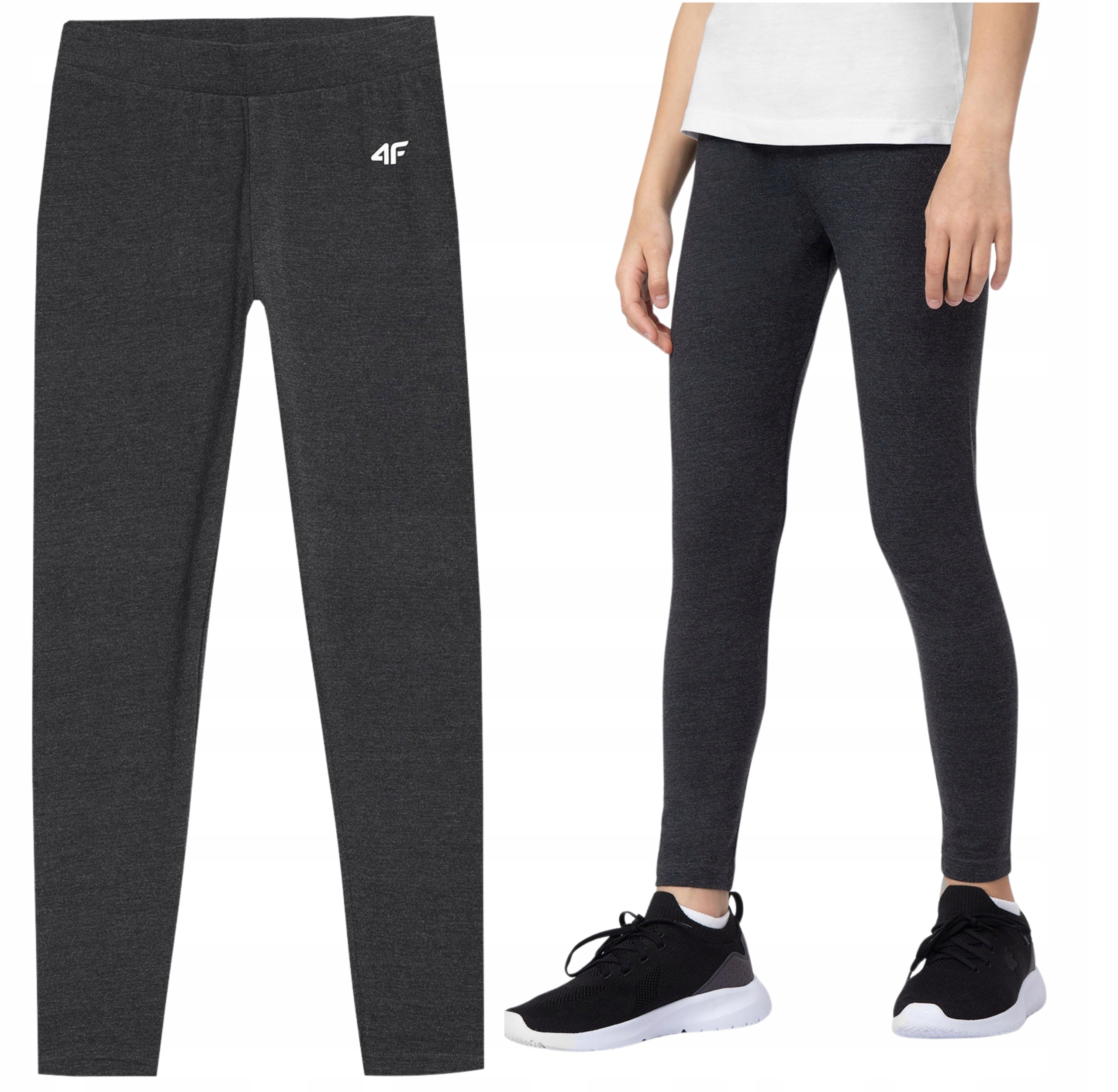 LEGGINSY DZIEWCZĘCE LEGINSY DZIECIĘCE GETRY 4F r. 134
