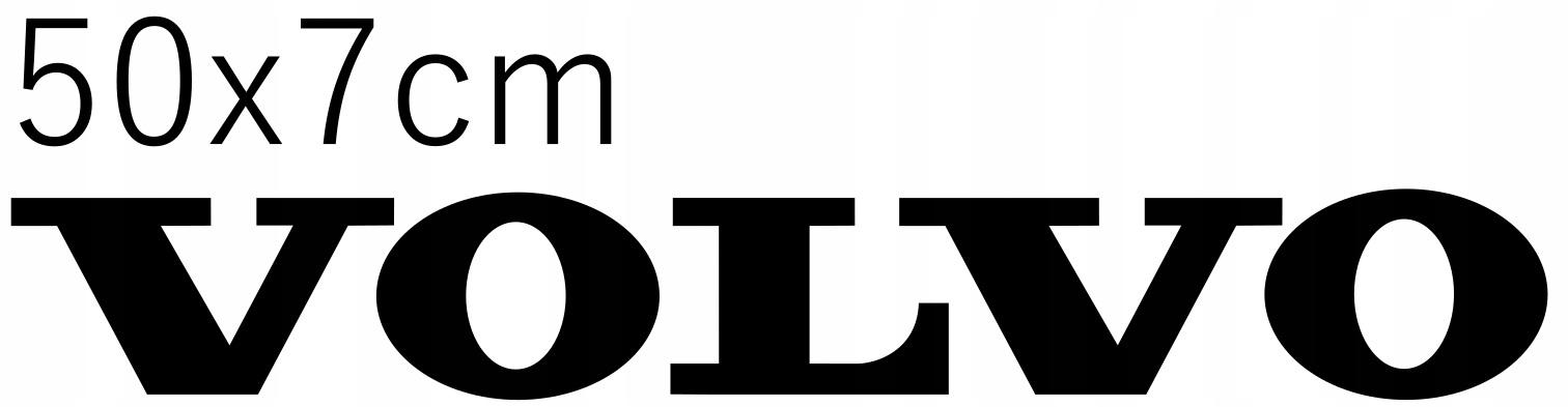 

Naklejka na samochód Volvo Napis 50x7cm
