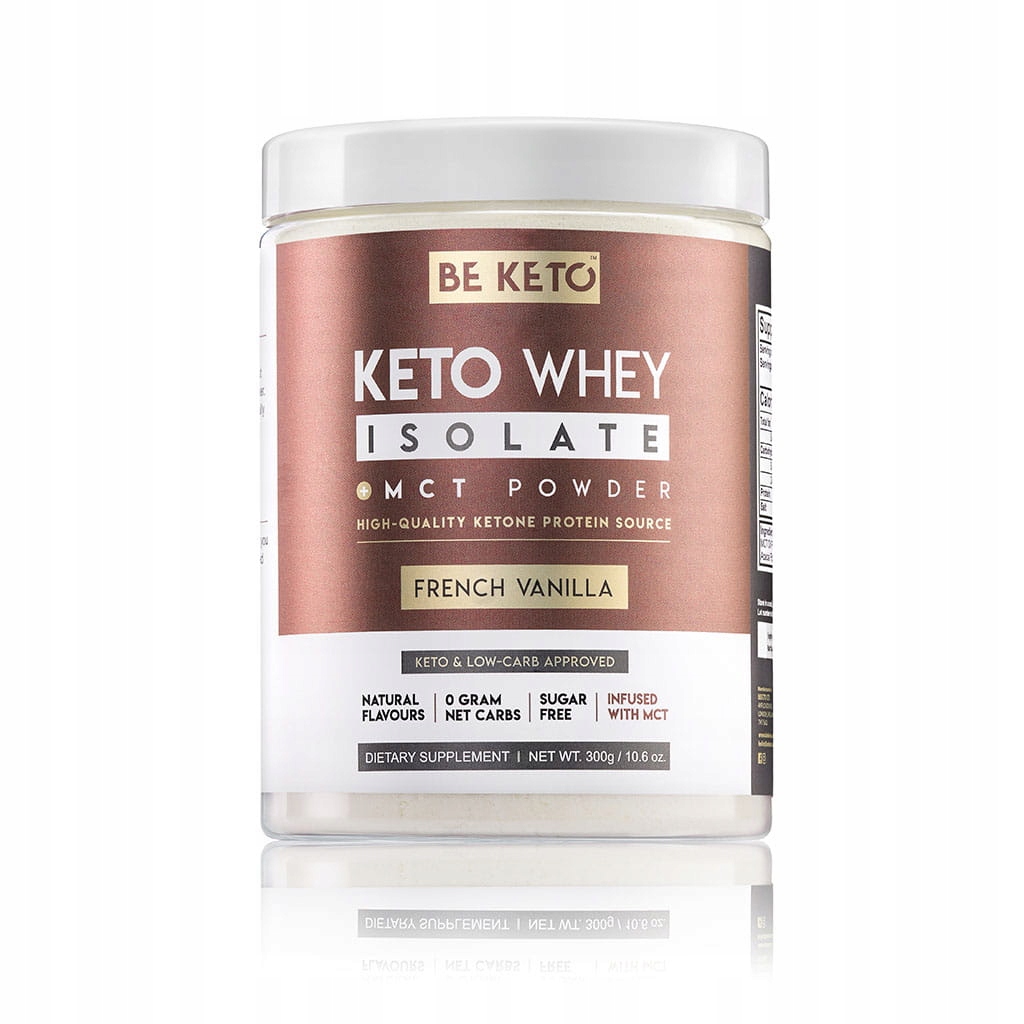 Keto Proteinový Izolát s Mct – Francouzská Vanilka 300 g