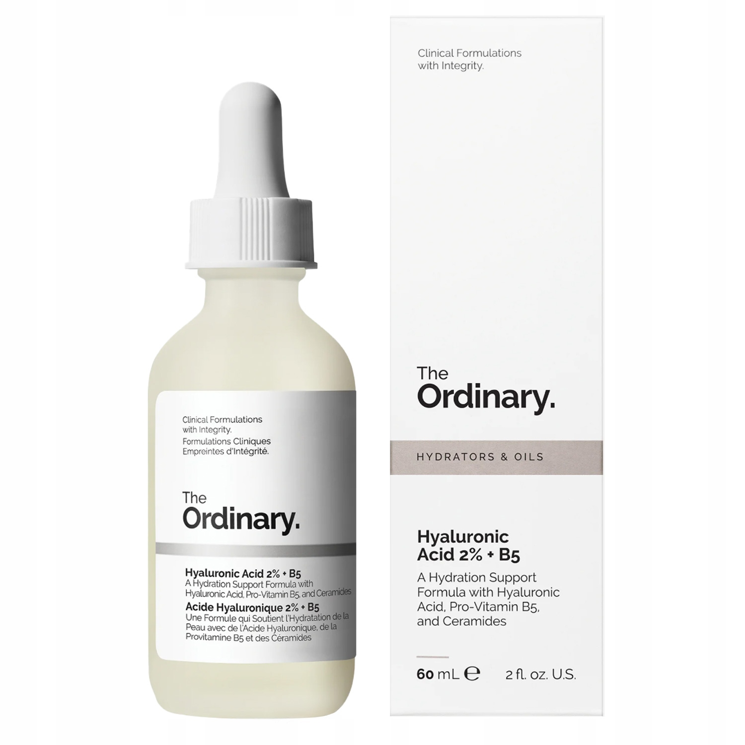 The Ordinary Hialuronic Acid 2% Nawilża 60 ml Duży