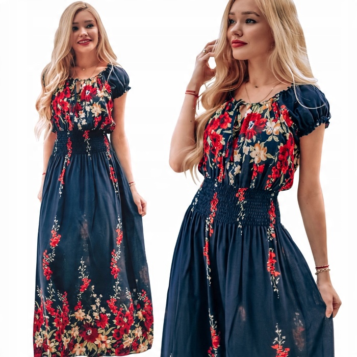 

Długa sukienka w kwiaty maxi Florence