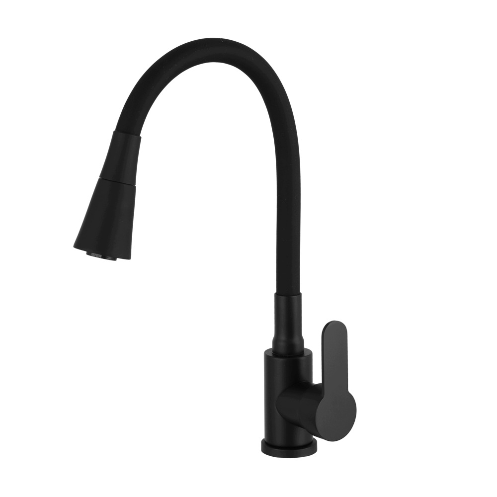 Páková vodovodná batéria Pyramis Flessi Twist Black Edition 090919438