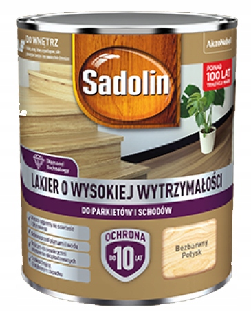 Sadolin Lakier do parkietów i schodów o wysokiej wytrzymałości 2,5L Połysk
