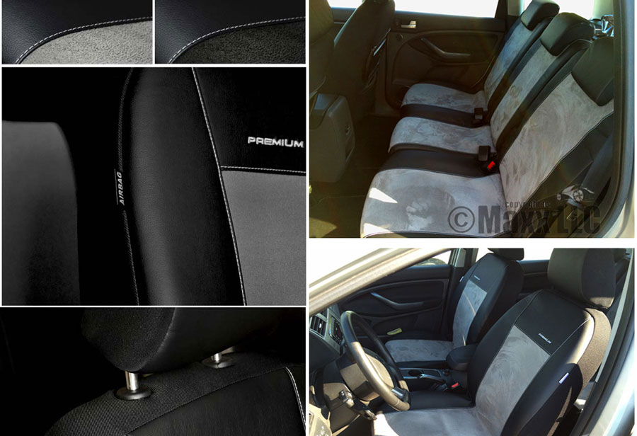 Pokrowce Samochodowe do CITROEN C4 SKÓRA ALKANTARA Producent Auto-dekor