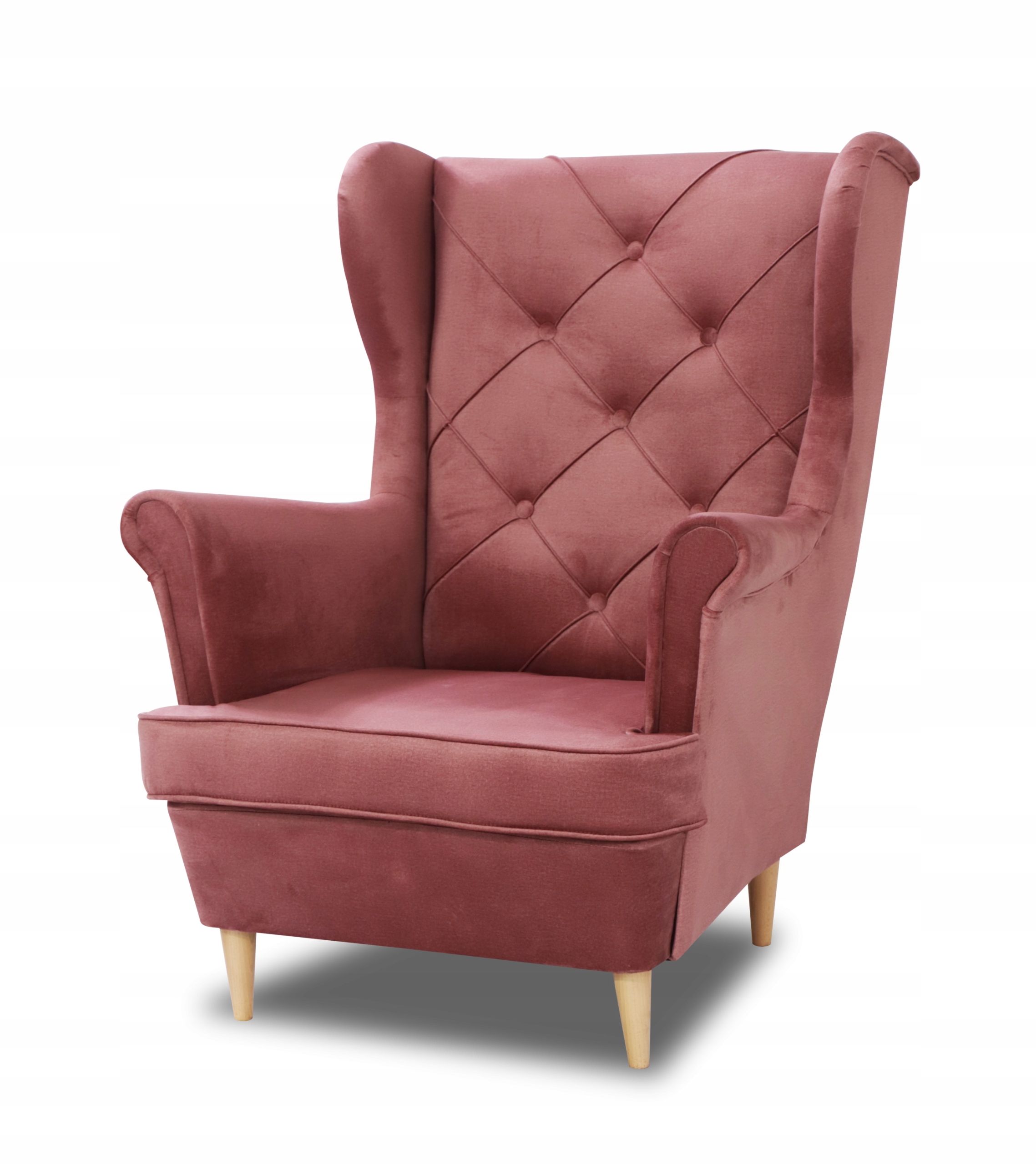 FOTEL USZAK STYL SKANDYNAWSKI ELEGANCKI WYGODNY STYLOWY RIO DREWNIANE NOGI Kolekcja Rio