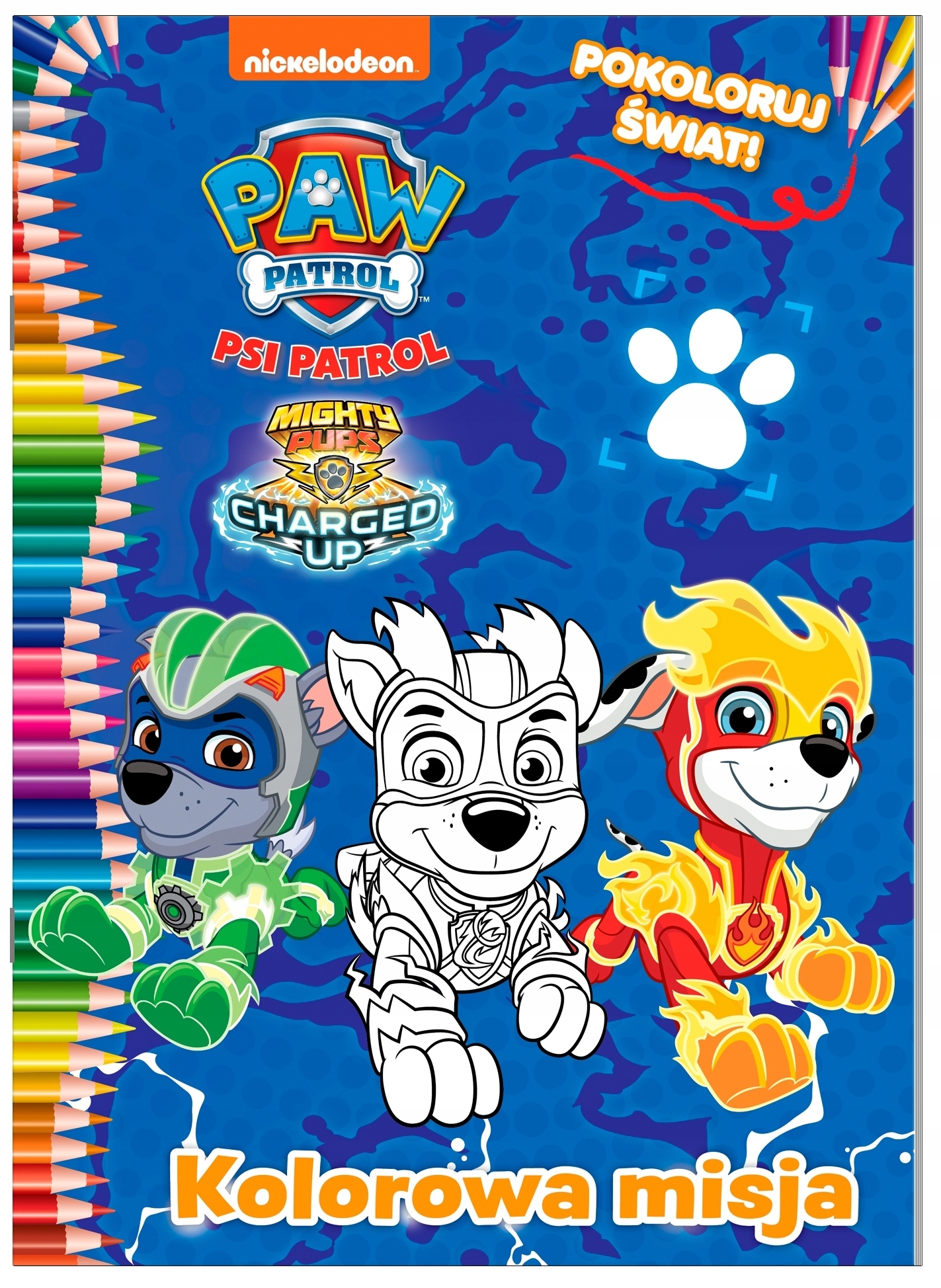 PSI PATROL KOLOROWA MISJA KOLOROWANKA MALOWANKA