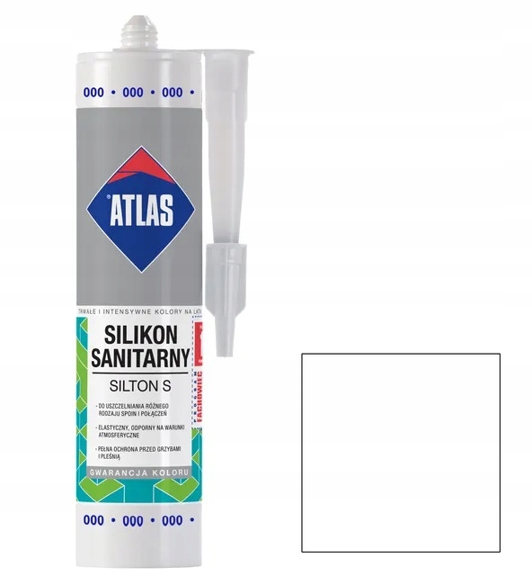 Silikon 280 ml ATLAS bezbarwny 000