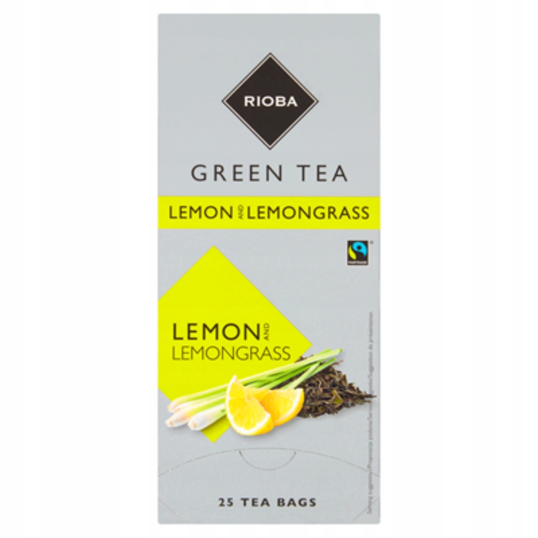 Levně Čaj tráva se zeleným čajem a obálkami 37,5 g Rioba
