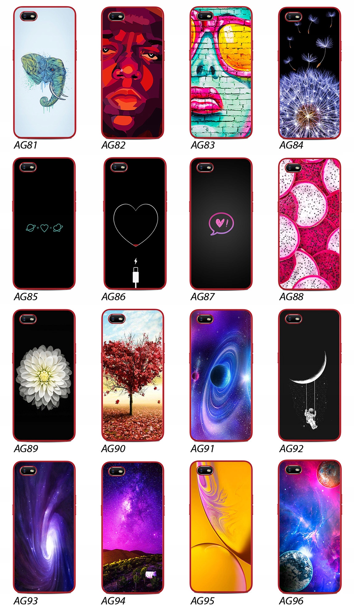 ETUI PLECKI FOTO Case OBUDOWA Pokrowiec JAKOŚĆ WZORY SZKŁO 9H do Oppo A1K Materiał tworzywo sztuczne