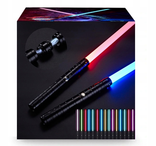 2SZT STAR WARS MIECZ ŚWIETLNY ŚWIECĄCY WOJOWNIK Z DŹWIĘK 16 KOL