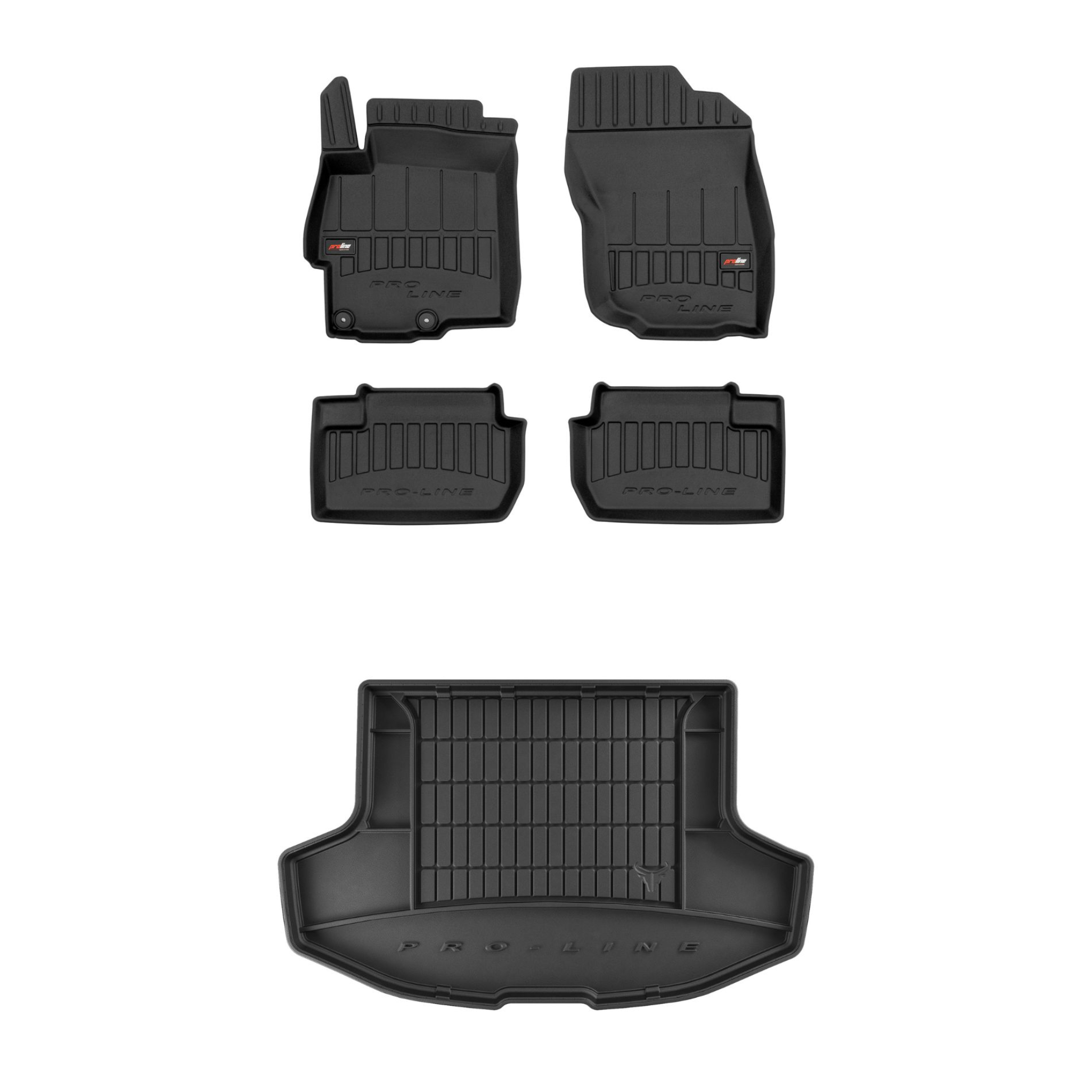 Sada gumových koberců a rohoží pro Mitsubishi Lancer VIII 2007-2017