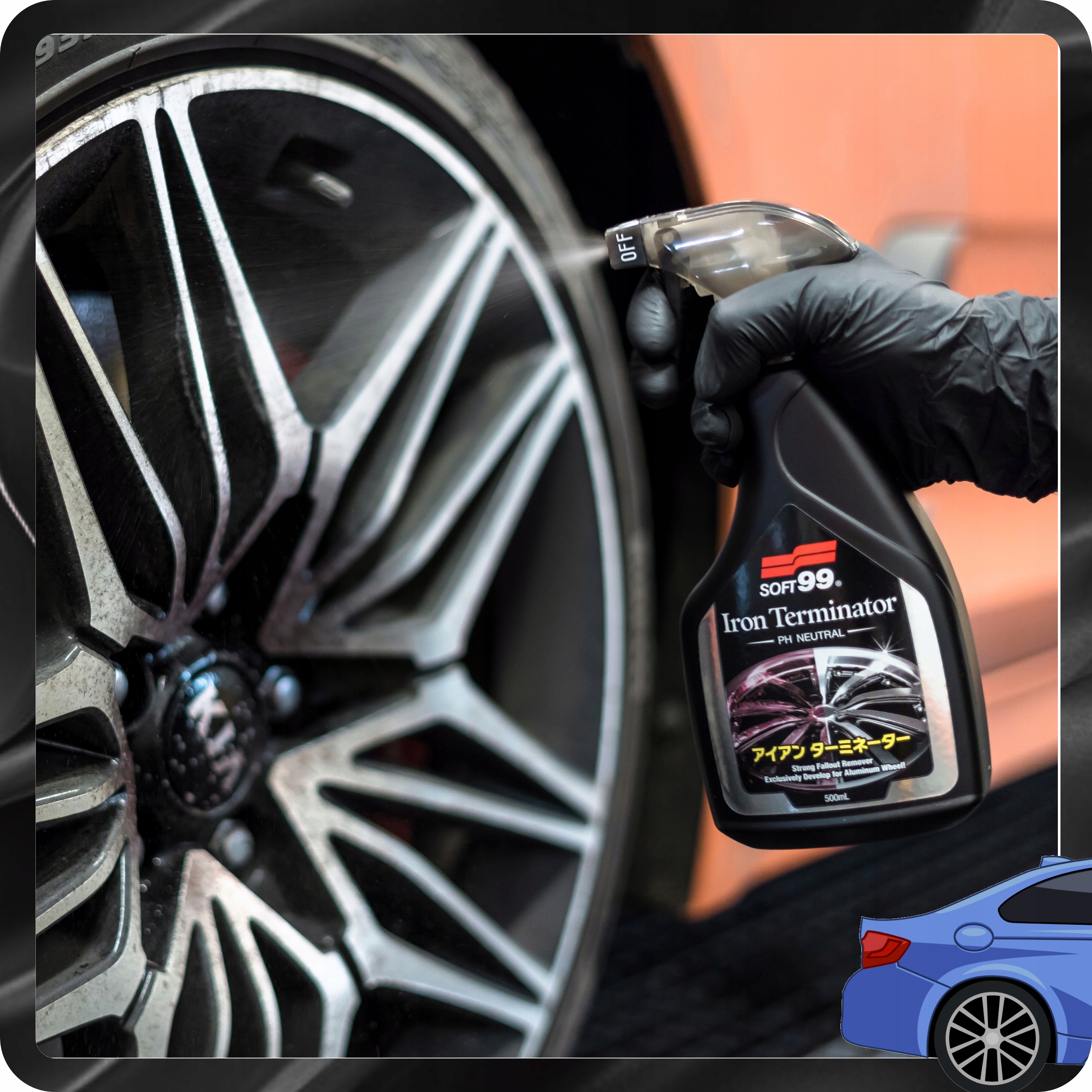 Soft99 iron terminator deironizer krwawa felga mycie felg pielęgnacja Waga produktu z opakowaniem jednostkowym 1 kg