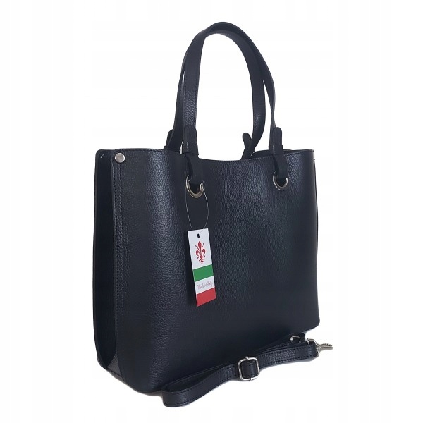 Taška Ideální Na Vysokou Školu_vejde Se Do Ní A4_ITALSKÁ Přírodní Kůže_černá