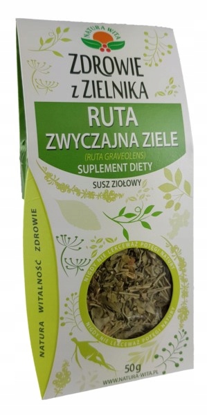 

Natura Wita Ruta Zwyczajna Ziele 50 G