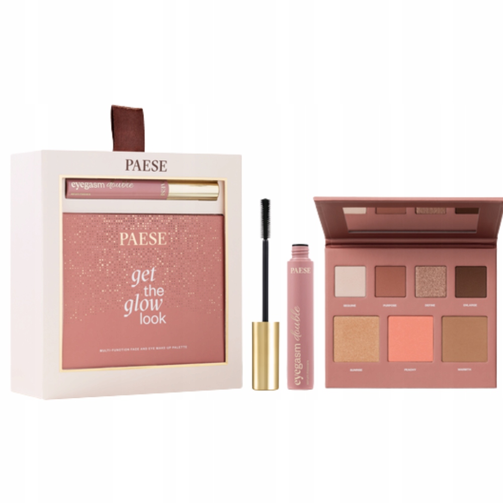 Paese Double Glow Look Dárková Sada Dámská řasenka Bronzer