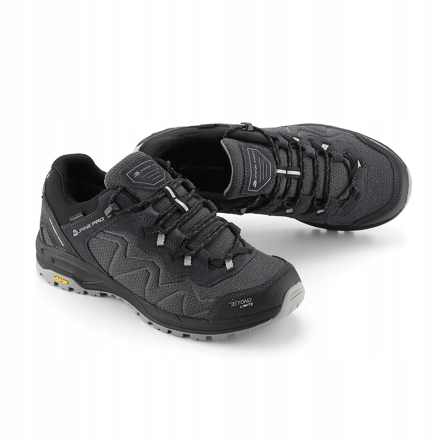 Niskie buty trekkingowe Alpine Pro Ibane 3 Vibram k.czarny r.48