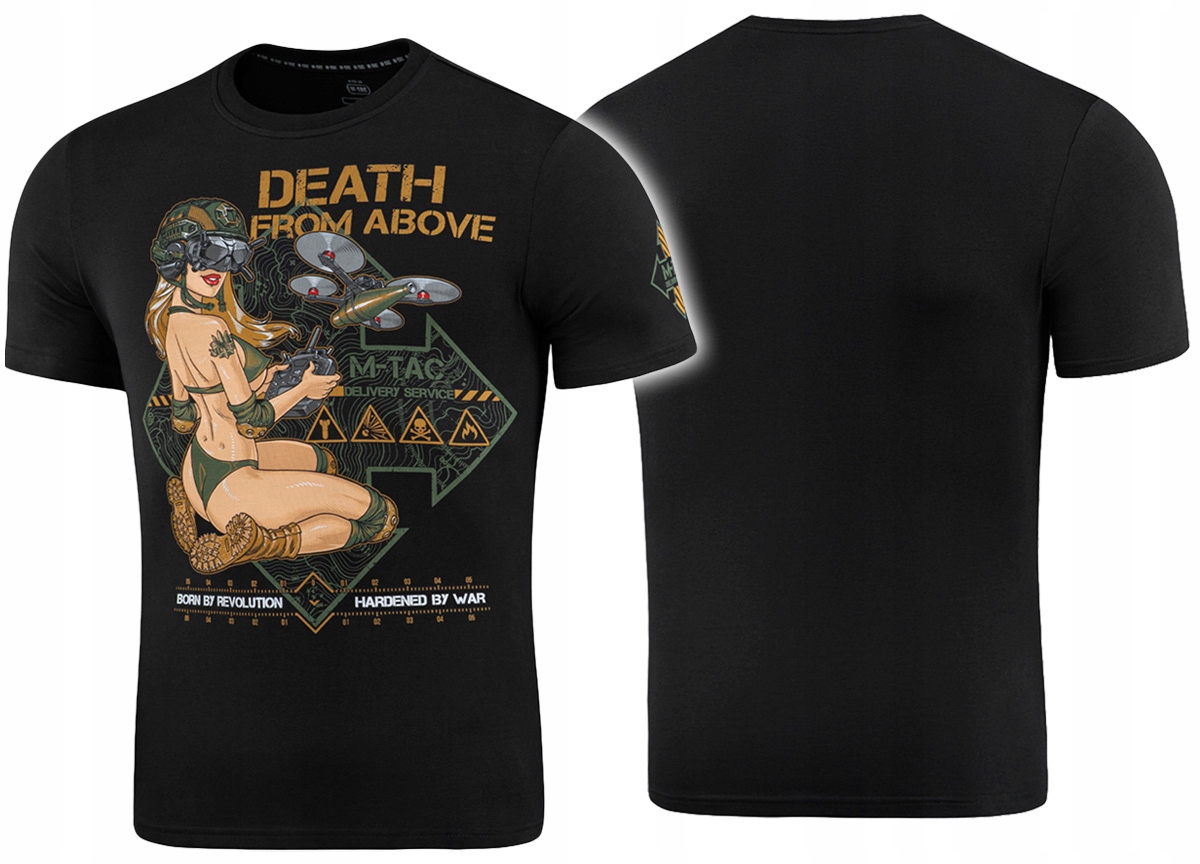 Pánské tričko Delivery Service Black M-tac L