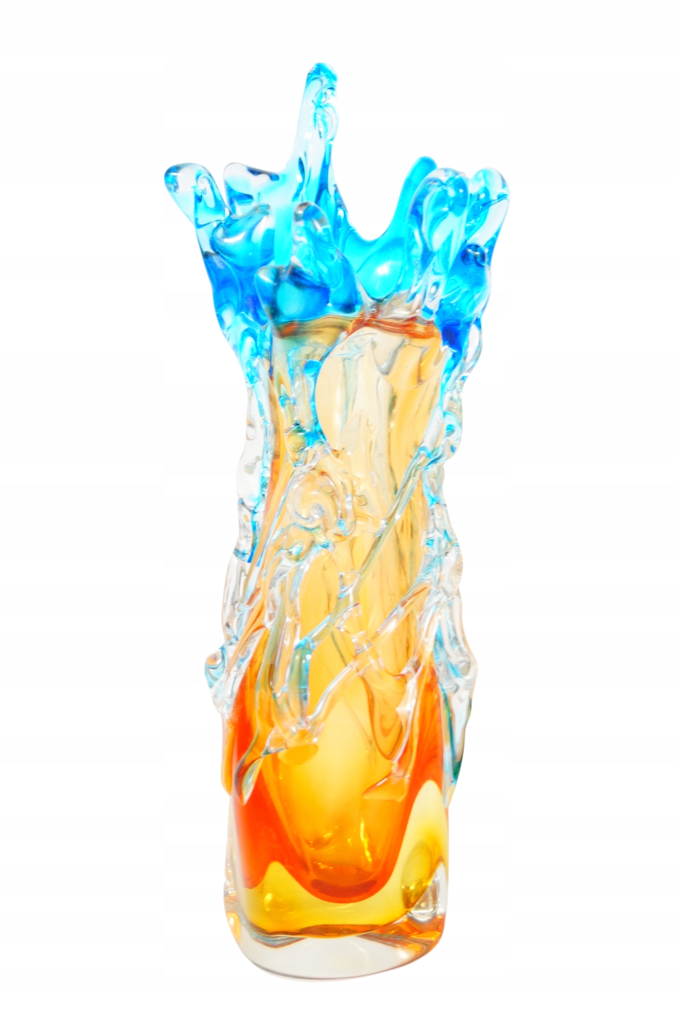 WAZON SZKLANY Murano style ciekawa forma