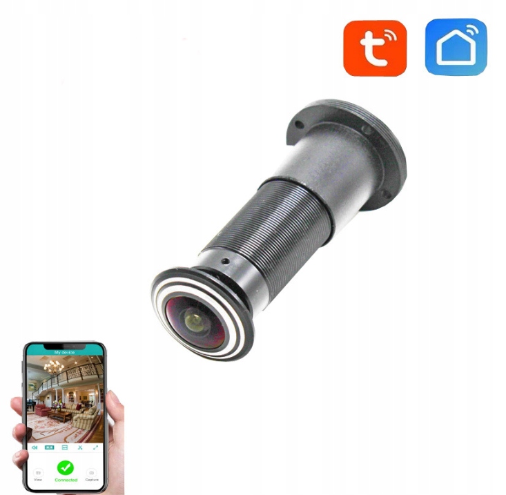 Wizjer czujnik ruchu bezprzewodowy mikrofon WiFi