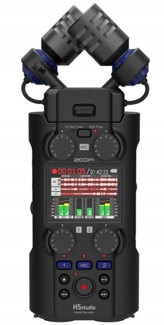 Zoom H5studio – 4-kanálový digitální ruční rekordér 32-Bit Float