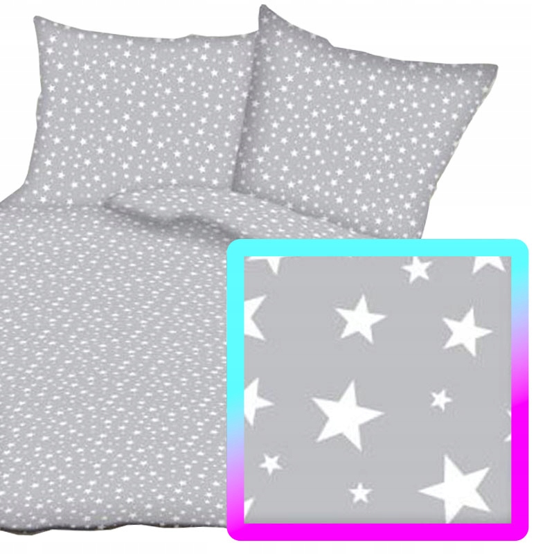 

Pościel w skrzaty zima jasny komplet 160x200 cm