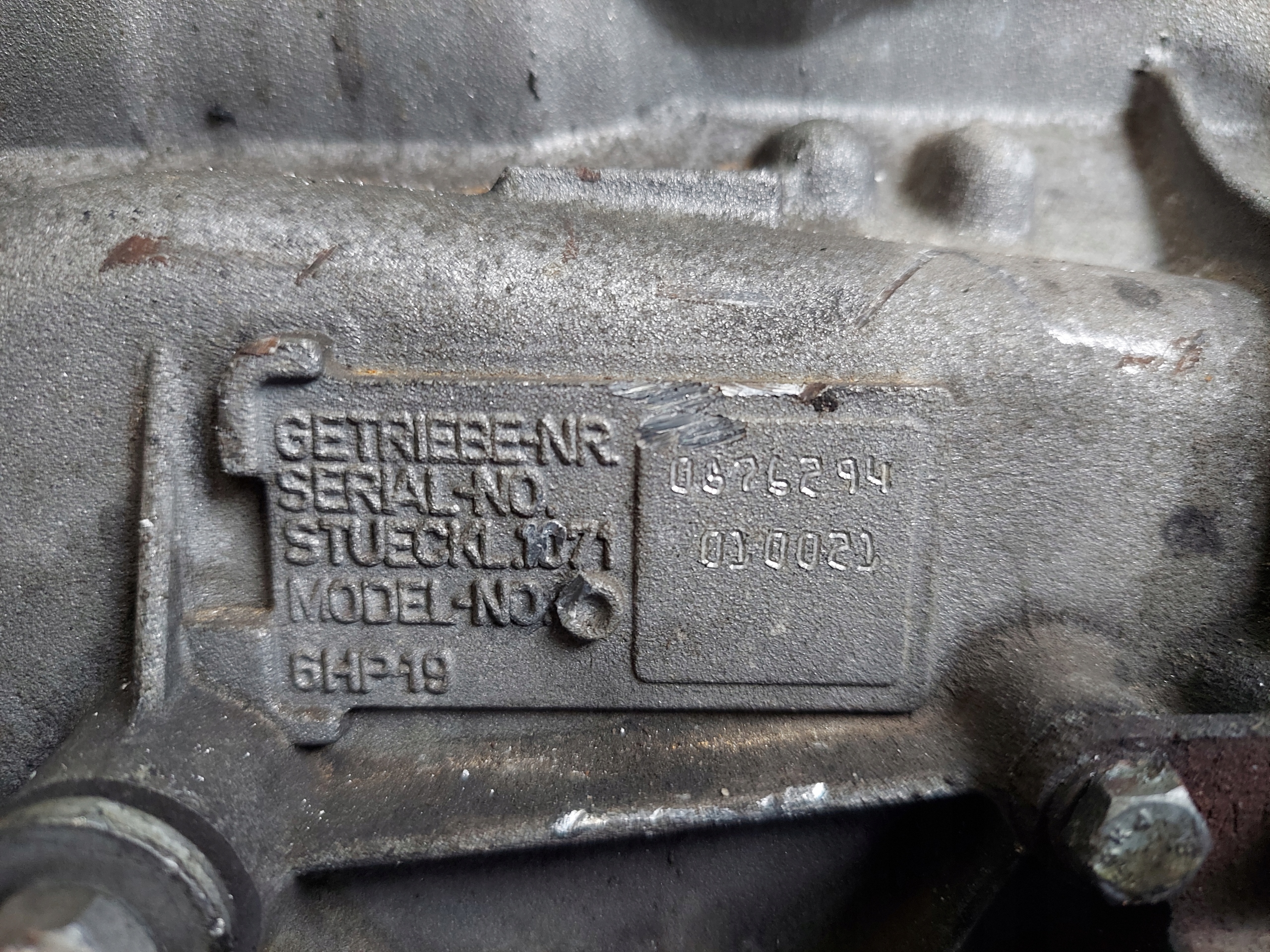 Getriebe BMW E90 2.0 TD 078ZQE DIESEL