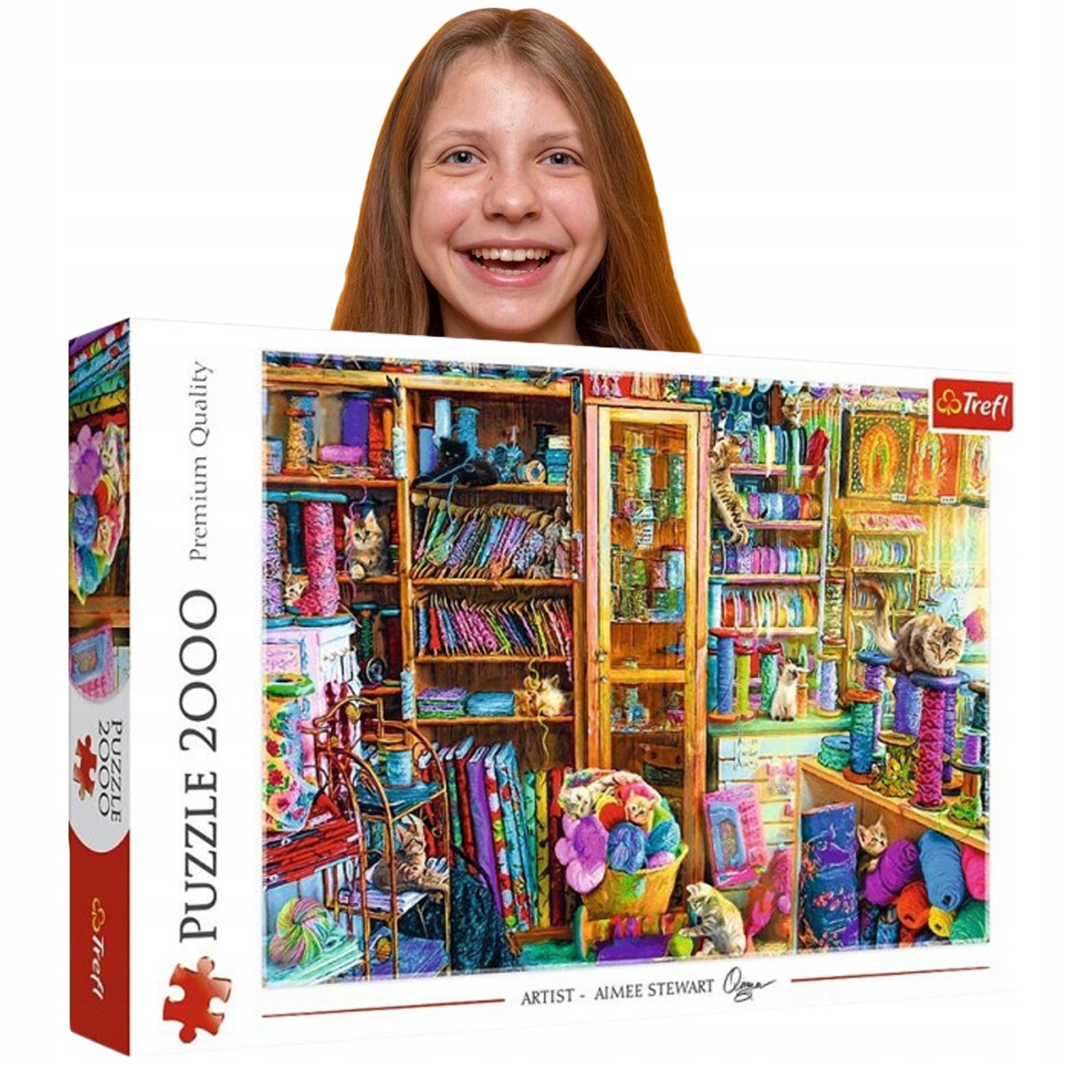 Puzzle DLA DOROSŁYCH Dużo Elementów 2000 Koci Raj