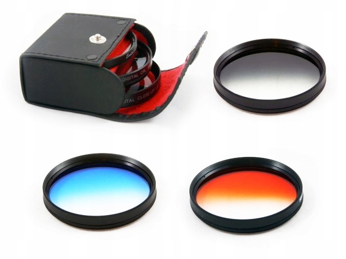 

Zestaw filtrów połówkowych na 58mm 58 + pokrowiec