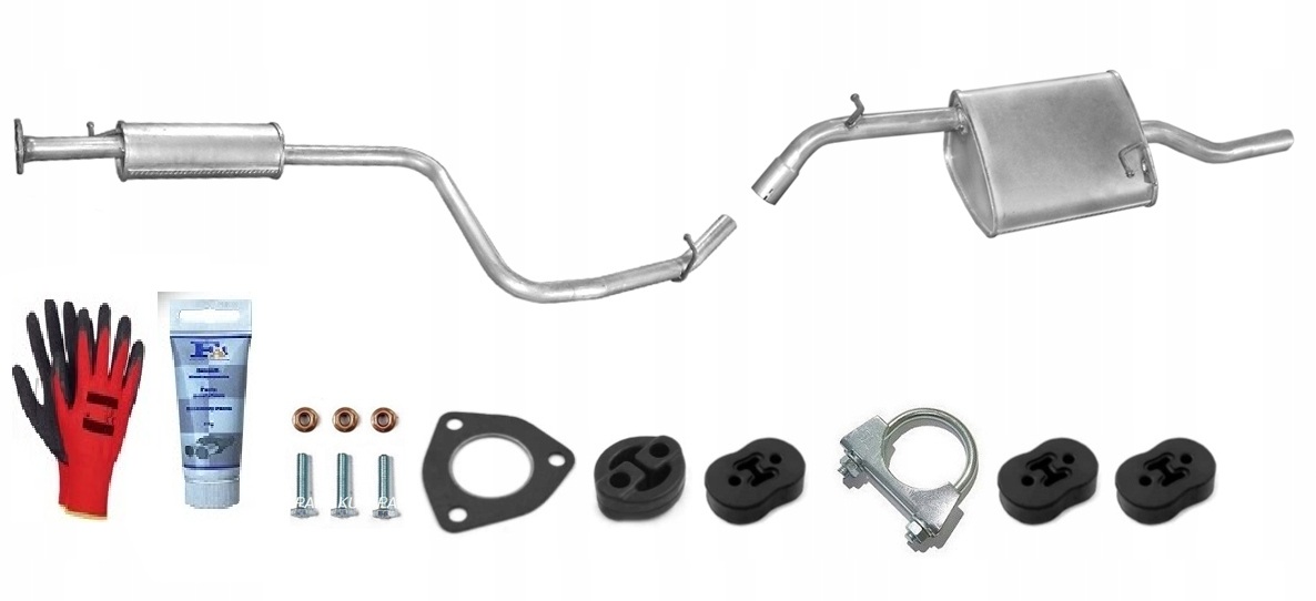 sada Daewoo Nubira 2.0i 16V 98kW (1997-6/1999) Hatchback Muffler bonus