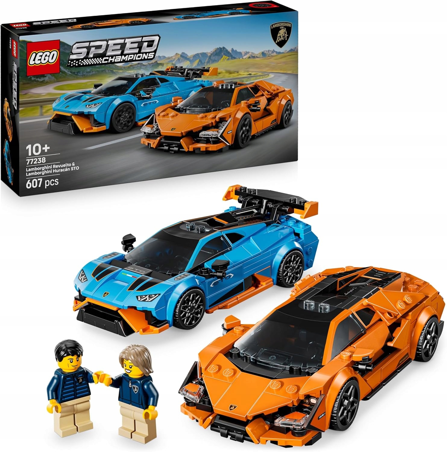 Lego 77238 Lamborghini Revuelto Huracán Sto Speed Champions závodní auta