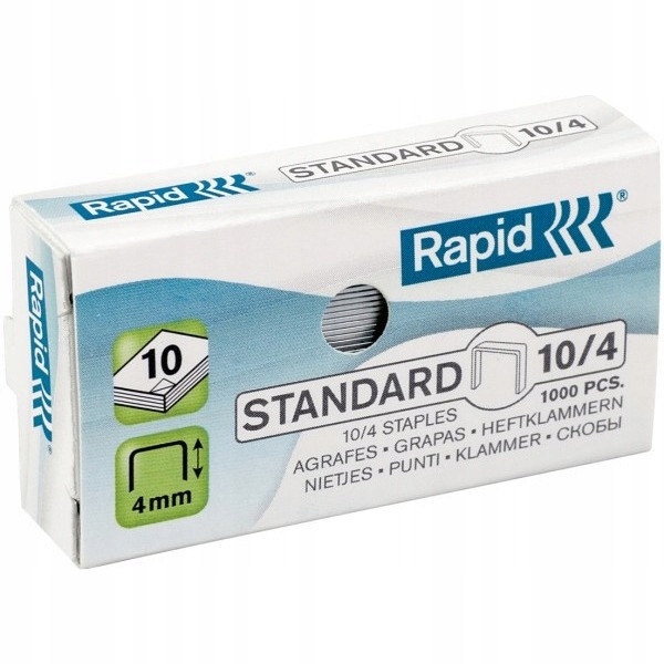 

Zszywki Rapid Standard 10/4 1000 Szt