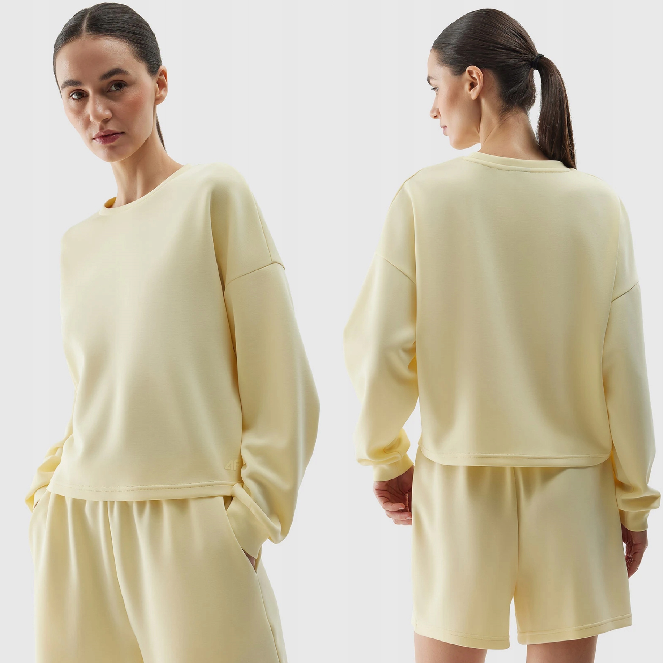 Dámský Komplet 4F Teplákový Set Kraťasy S Mikinou SS24 XL