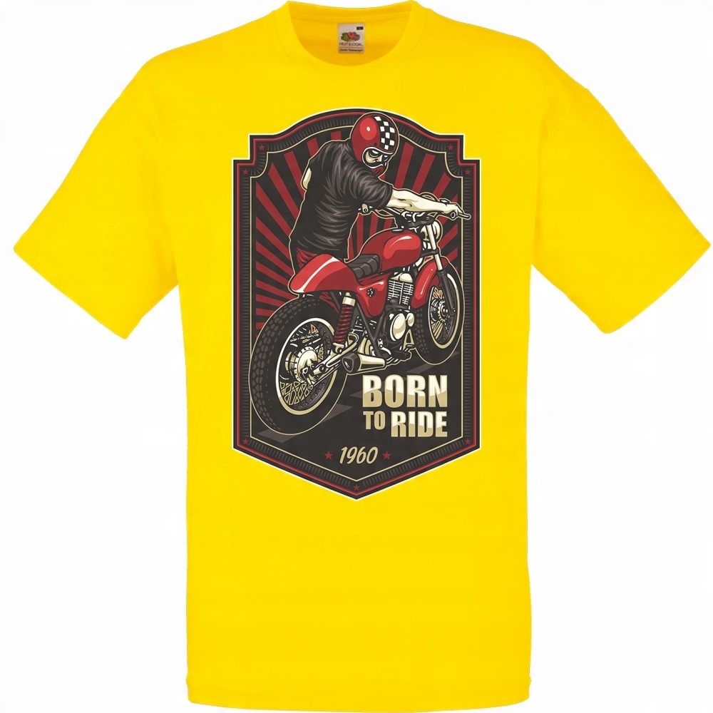 

Koszulka motor motocyklista motocykl XXL żółta jas