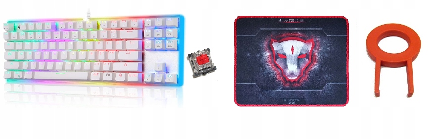 KLAWIATURA GAMINGOWA MECHANICZNA MOTOSPEED K87S TKL RGB LED DLA GRACZY