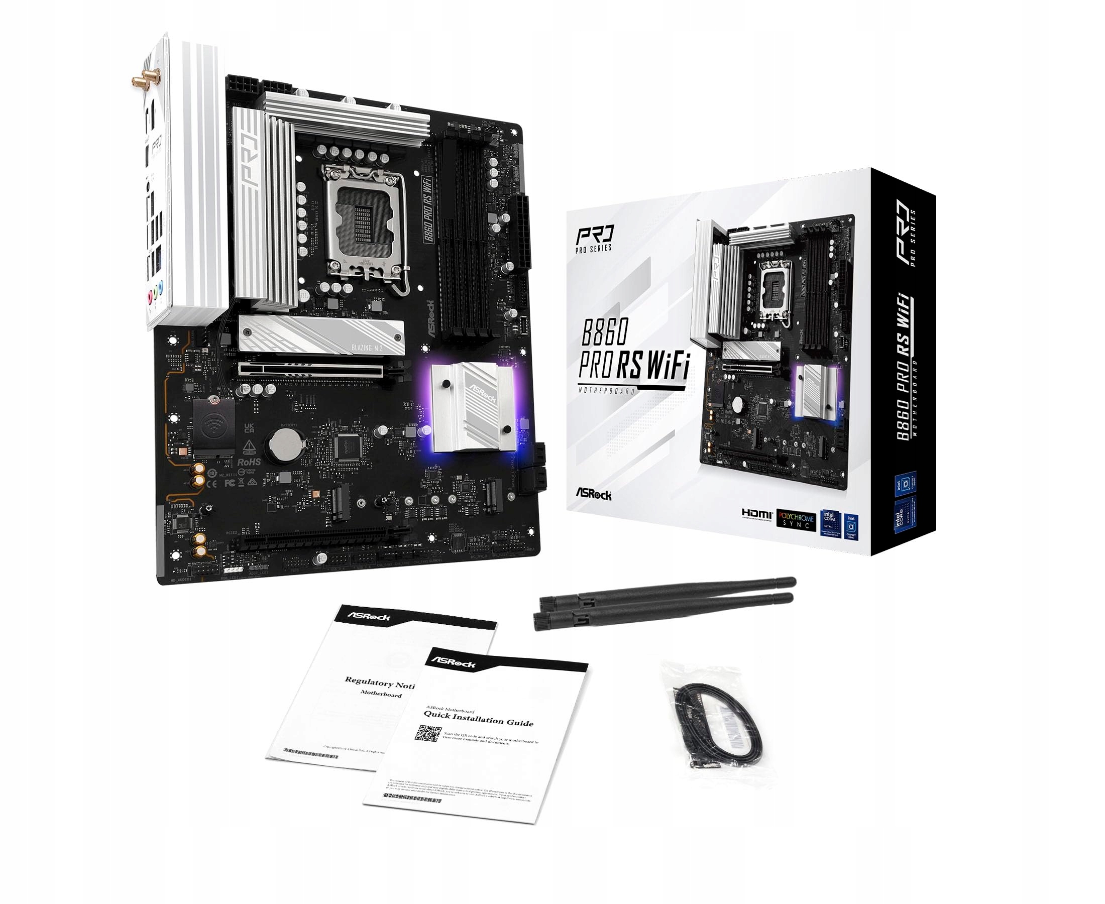ASRock B860 Pro RS WiFi Płyta Główna Intel Core Ultra DDR5 — miniatura 9