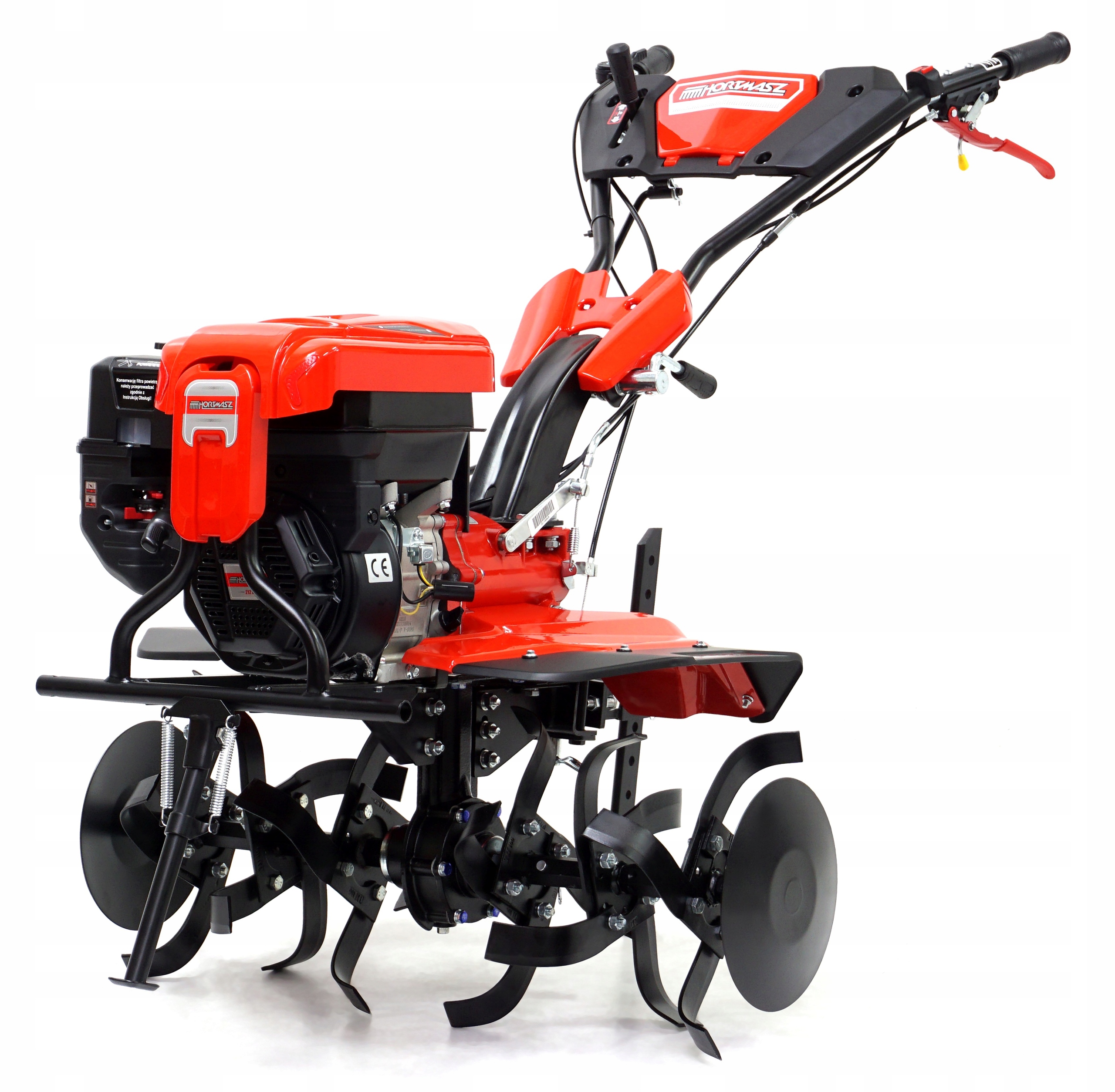 GIGANT GLEBOGRYZARKA Hortmasz 7.0KM DZIK 100cm ŻELIWO+PŁUG OBROTOWY+KOŁA XL Marka Hortmasz