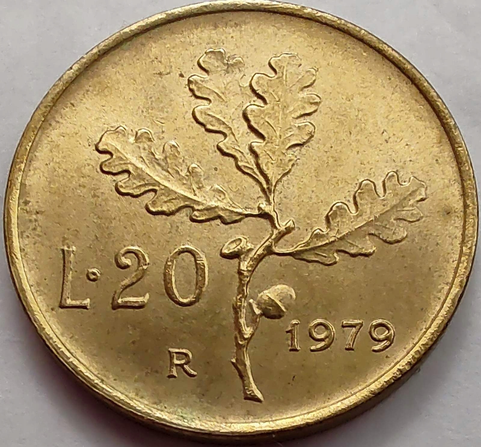 0024 - Włochy 20 lirów, 1979