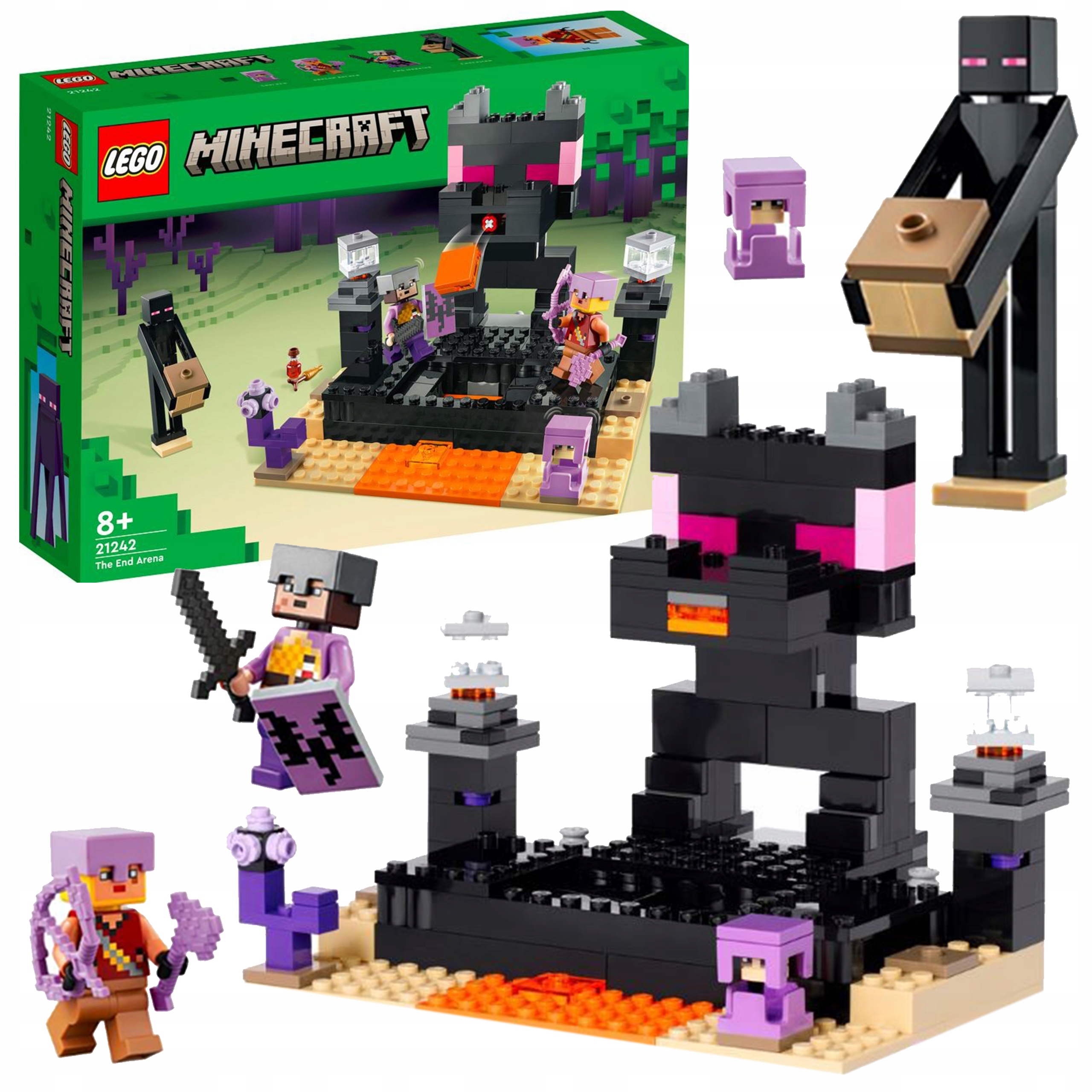 

Lego Klocki Minecraft Arena Endu Maincraft Enderma