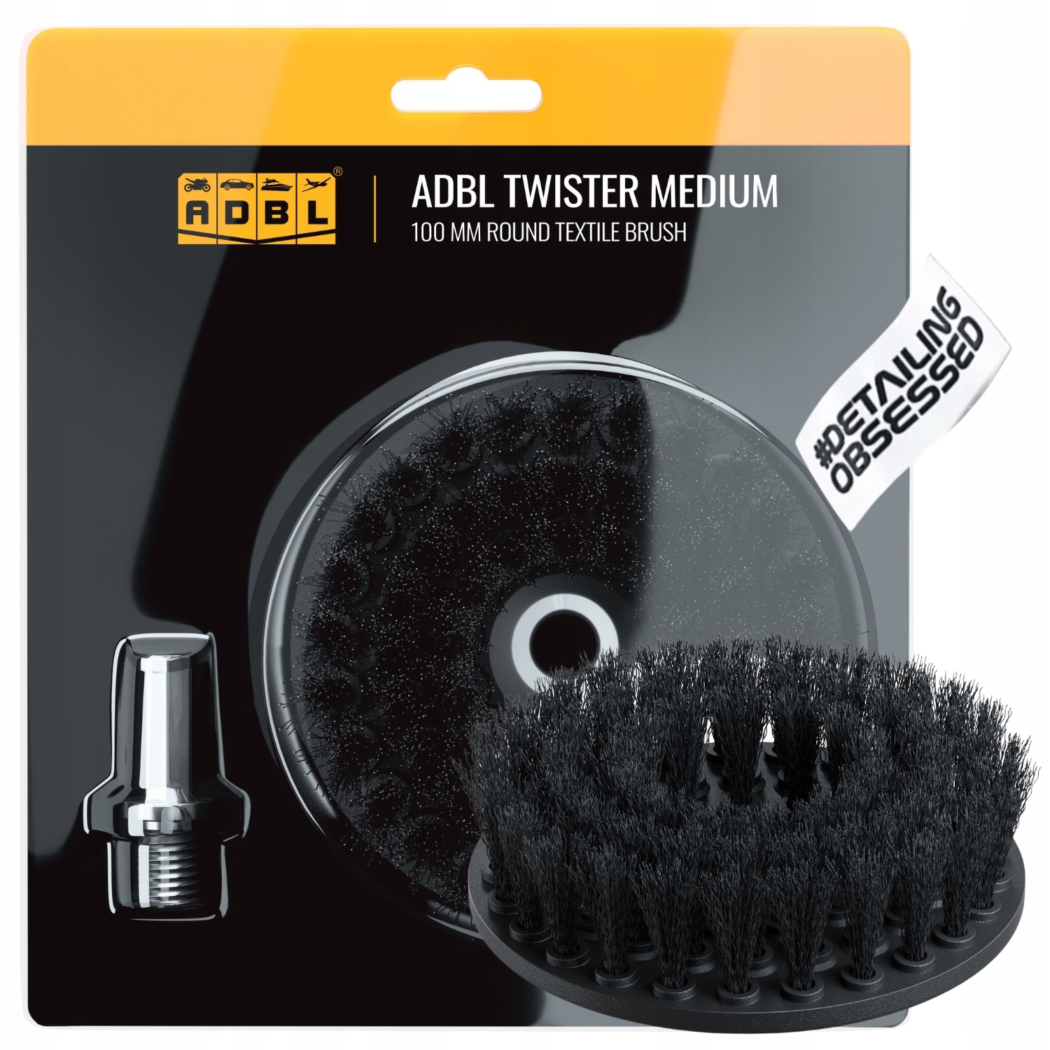 

Adbl Twister Medium 100mm szczotka do tapicerki