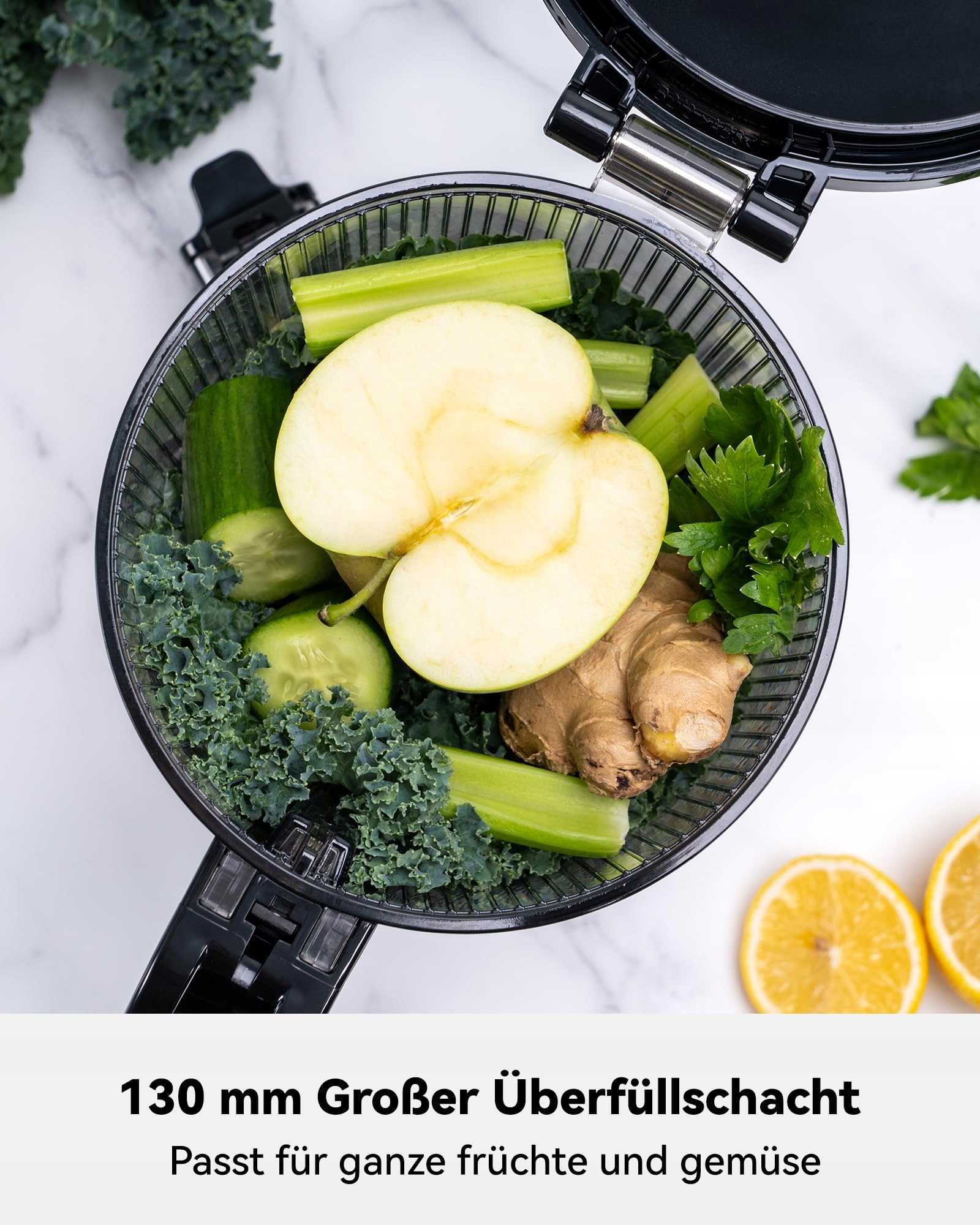 LINKCHEF Wolnoobrotowa Wyciskarka Do Soków 250W BPA Free — miniatura 2