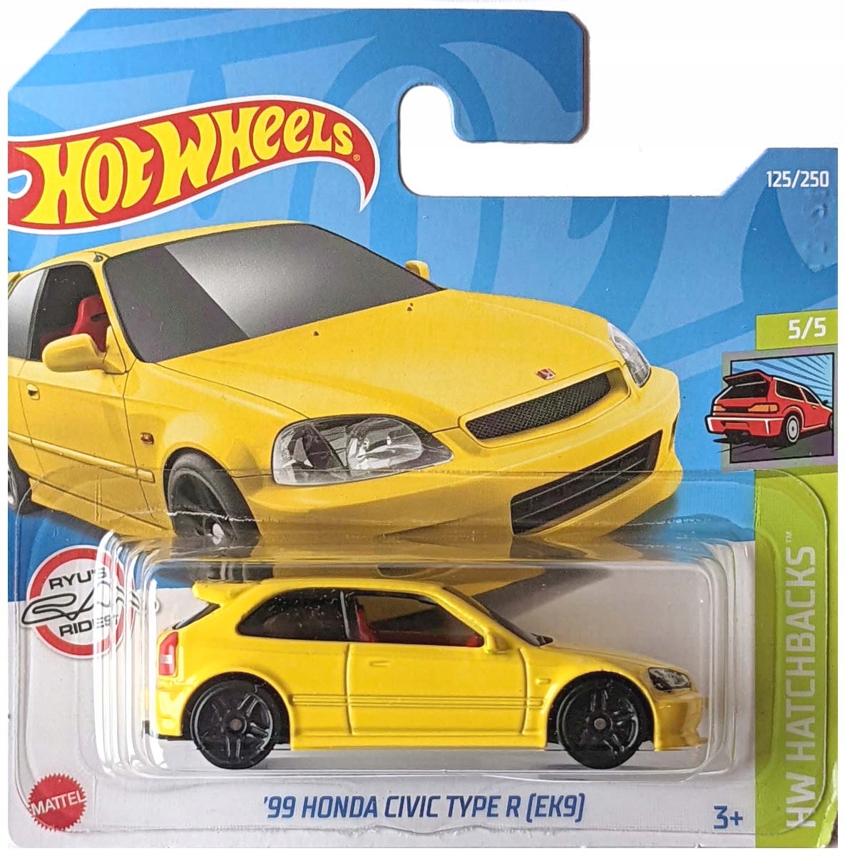 

Hot Wheels 99 Honda CIVIC Type R EK9 Hw Hatchbacks