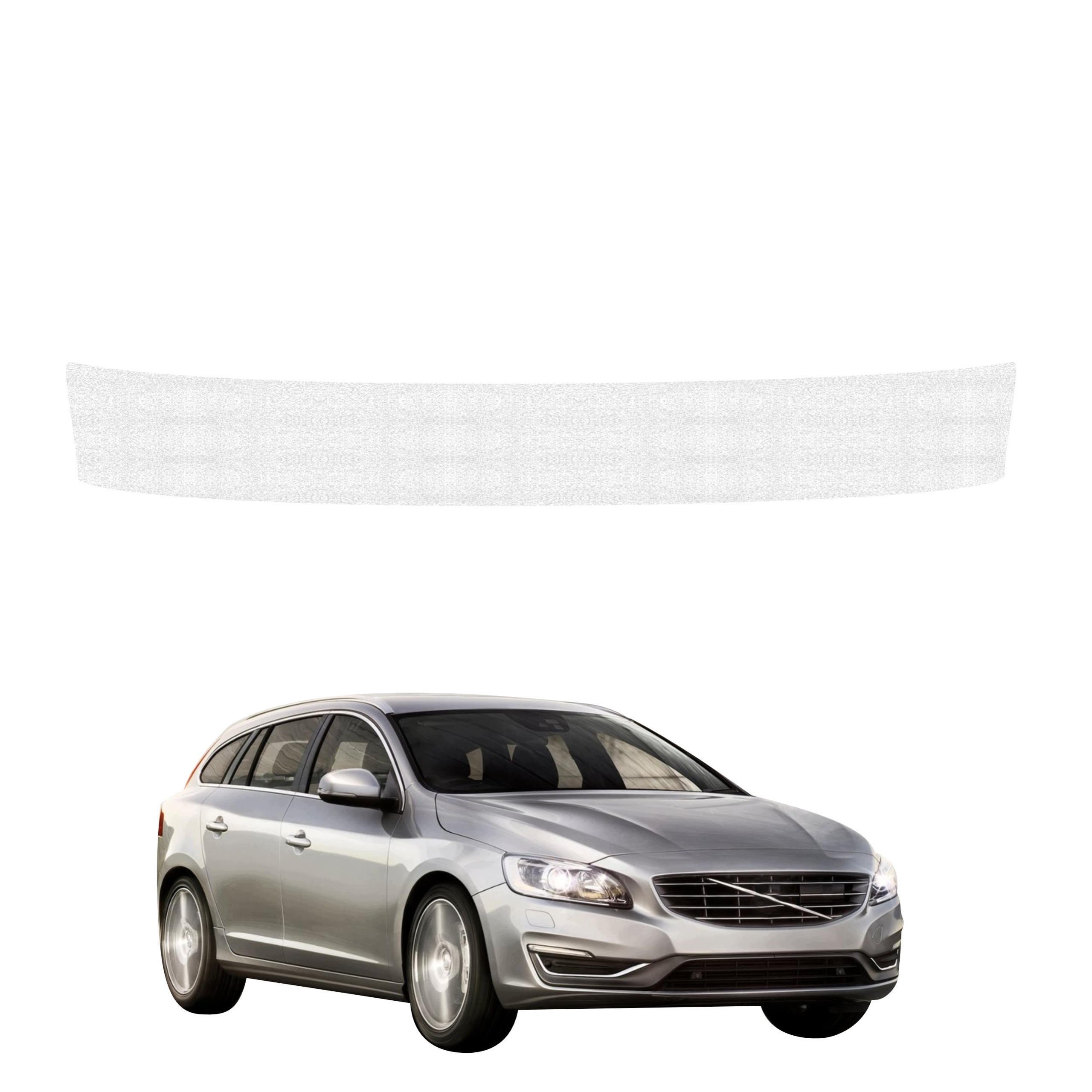 Technická povrchová úprava na práh zavazadlového prostoru pro Volvo V60 Kombi (2011-2018) Bílá