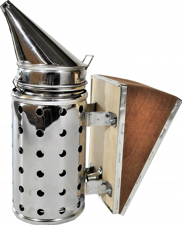 Podkurzacz Nierdzewny Duży Skóra Naturalna