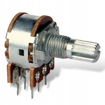 

Potencjometr Obrotowy 2X 50K Ohm A (logarytmiczny)