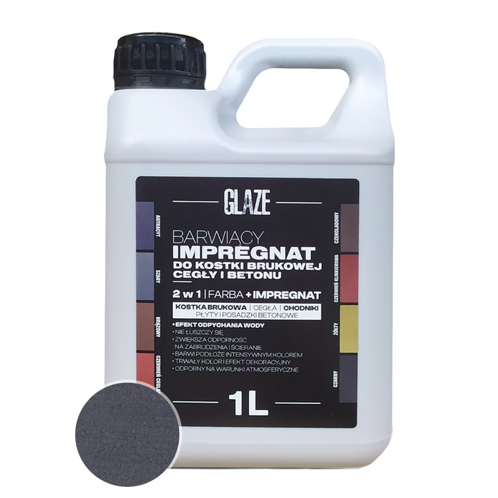

Glaze Impregnat Do Kostki Brukowej Antracyt 1L
