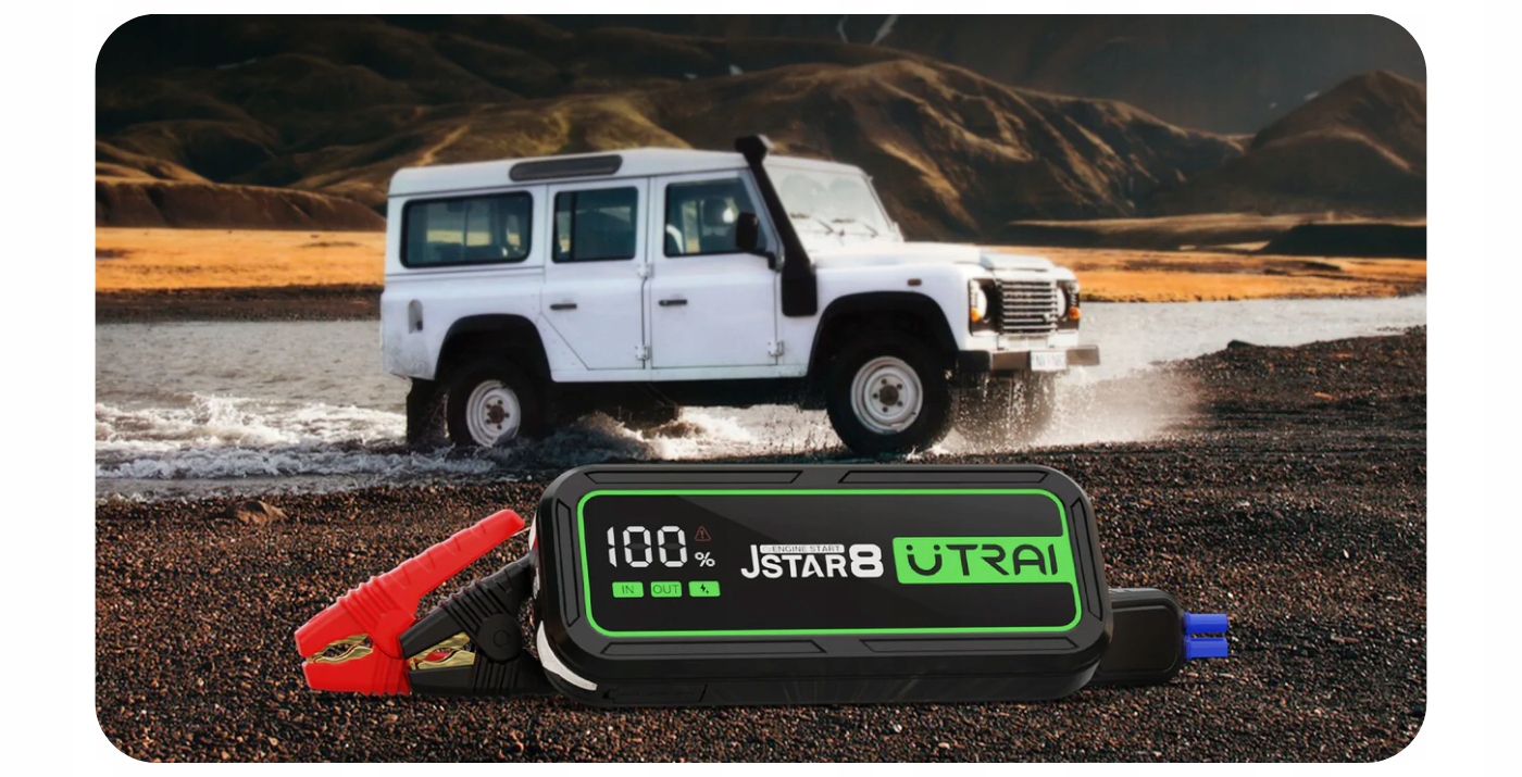 POWER BANK DO ROZRUCHU AUTA SAMOCHODU 12V3000A ZESTAW ROZRUCHOWY DO AUTA Pojemność akumulatora 20000 mAh