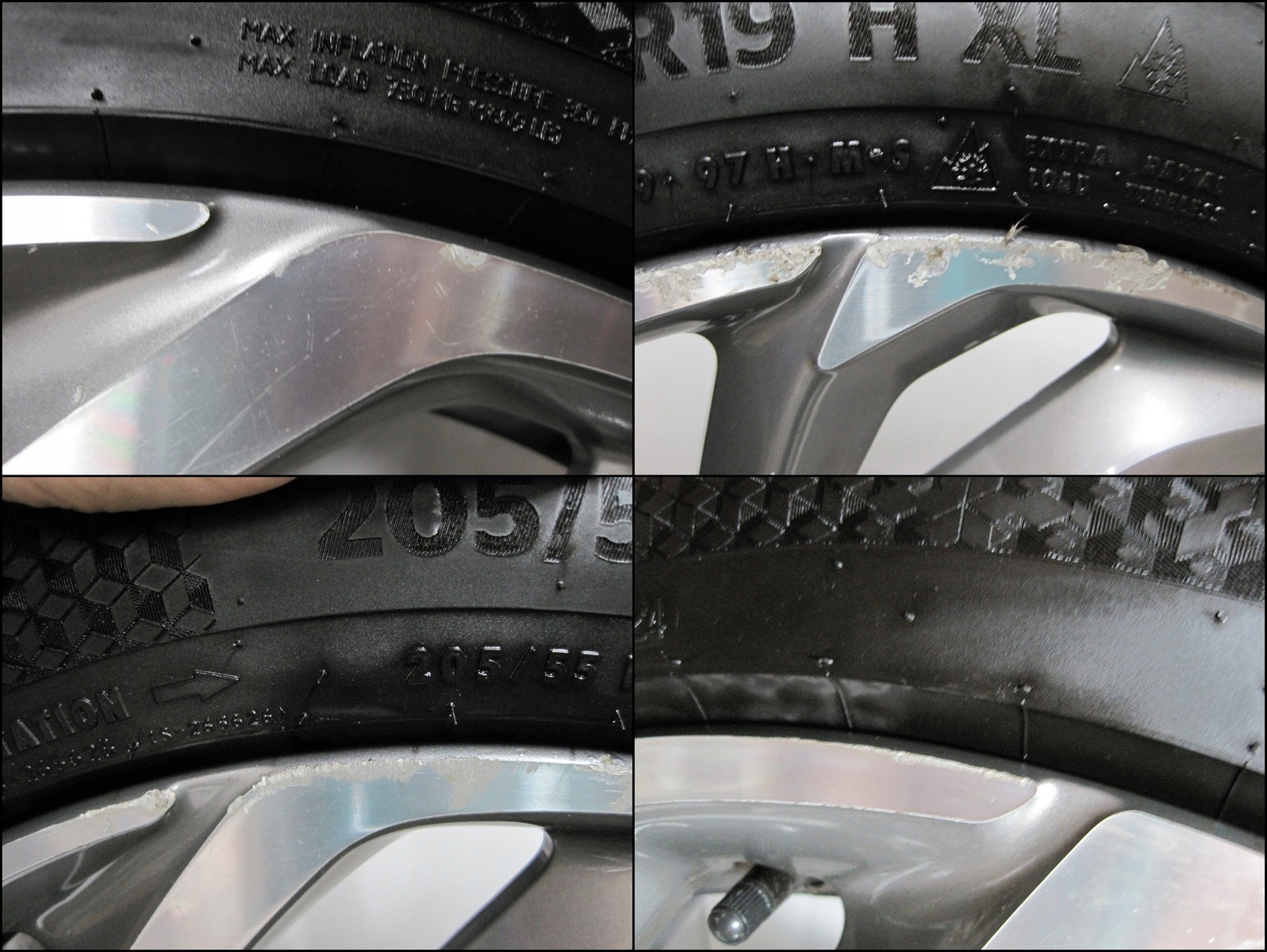 wheels discs tyres CITROEN DS7 R19 M+S 6MM