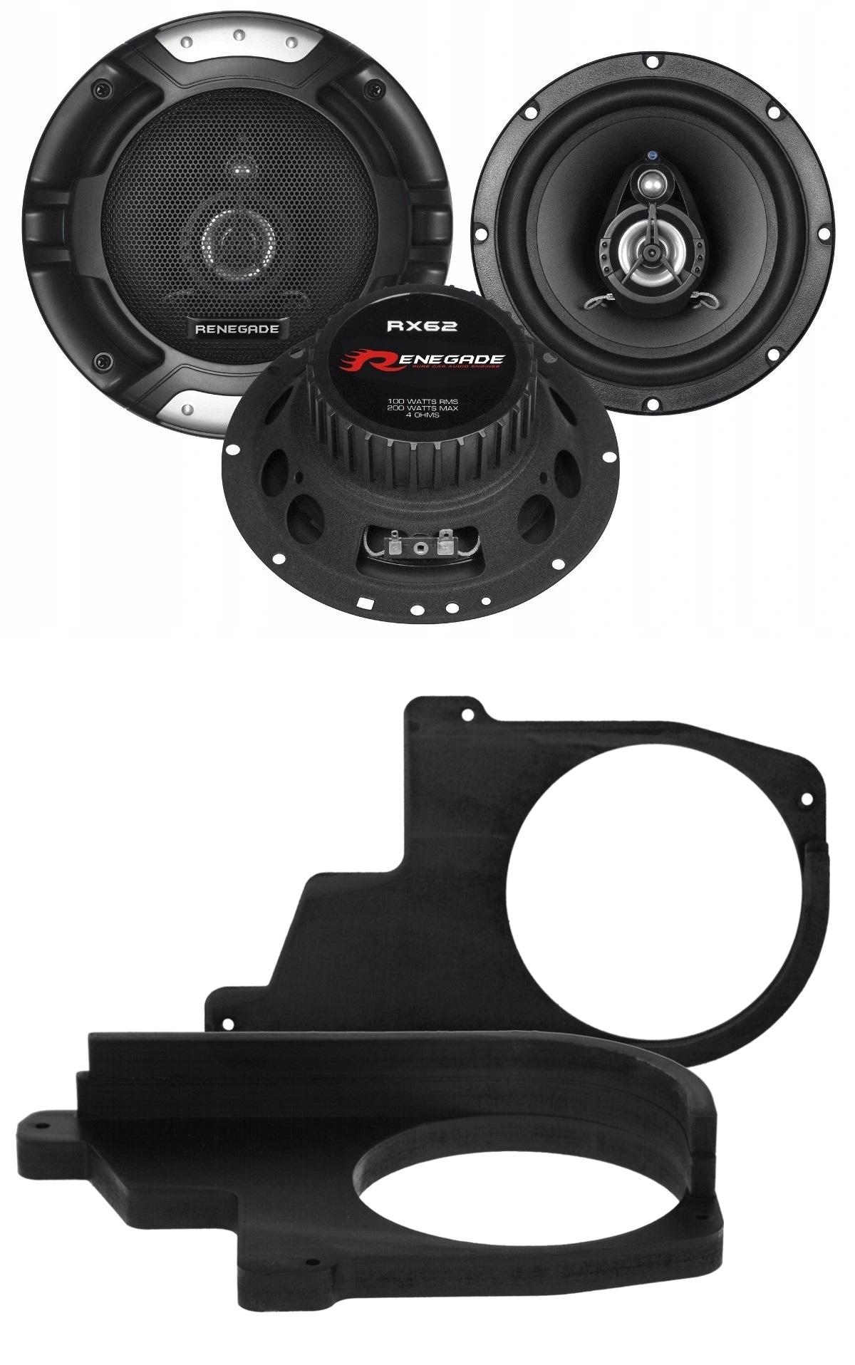 Automobilové reproduktory 165 mm Renegade RX62 Bmw 5er E39 Dvere Predné Vzdialenosti