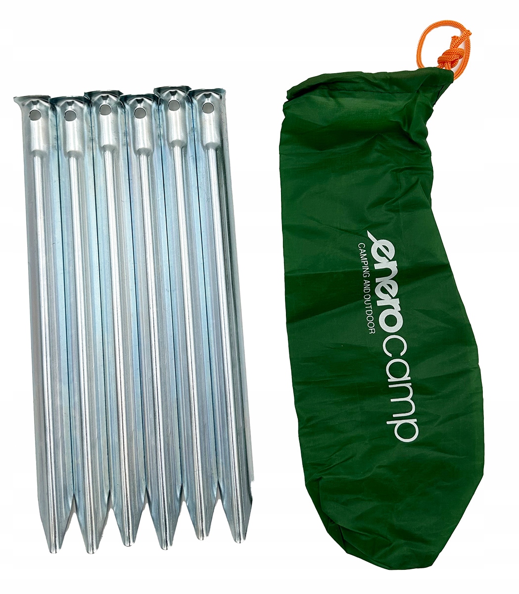 Śledzie do namiotu 23 cm Metalowe komplet 6 szt.